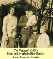 the Varozza family 1928